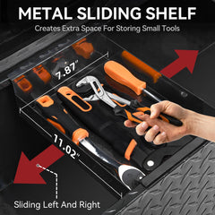 YITAMOTOR diamond plate aluminum toolbox for rugged durability