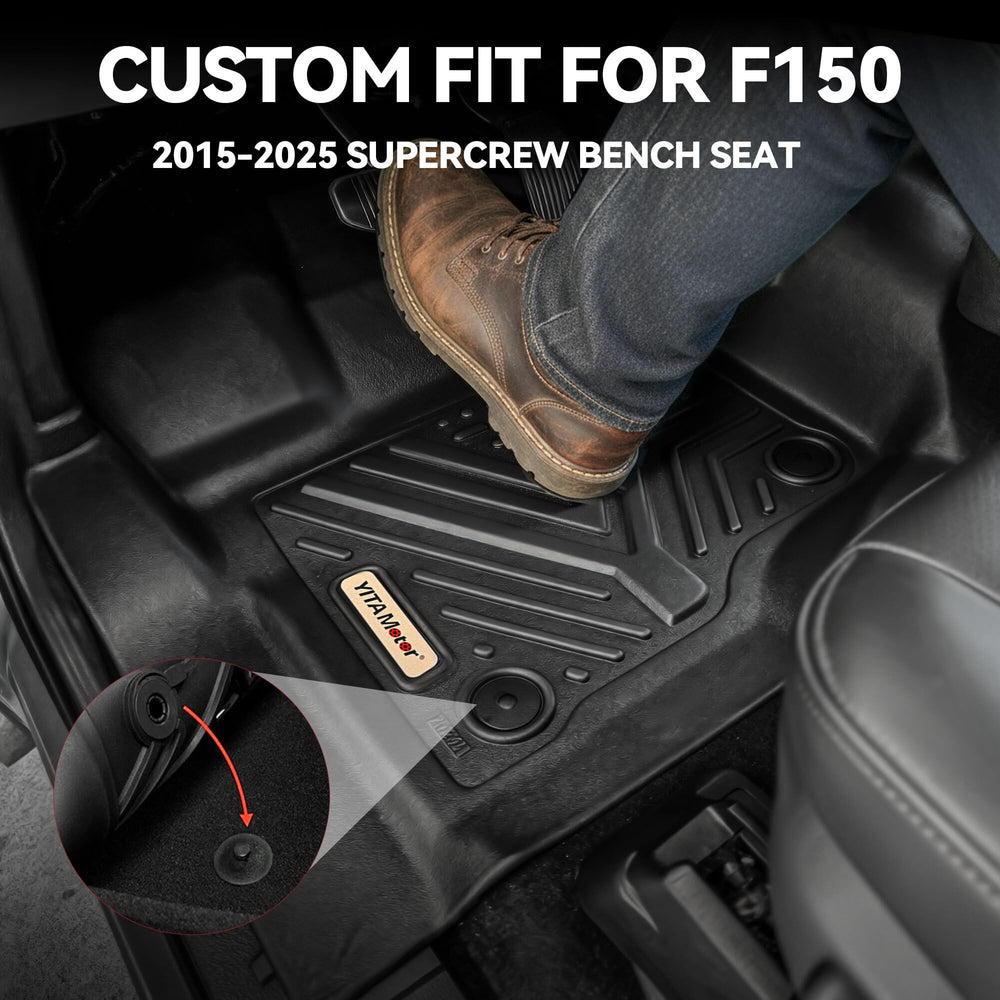 YITAMOTOR F-150 2nd-row coverage for full interior protection.