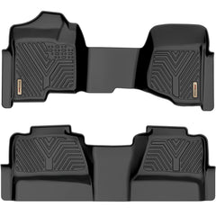 YITAMOTOR floor mats front-row fit for Silverado/Sierra cab, tailored protection.
