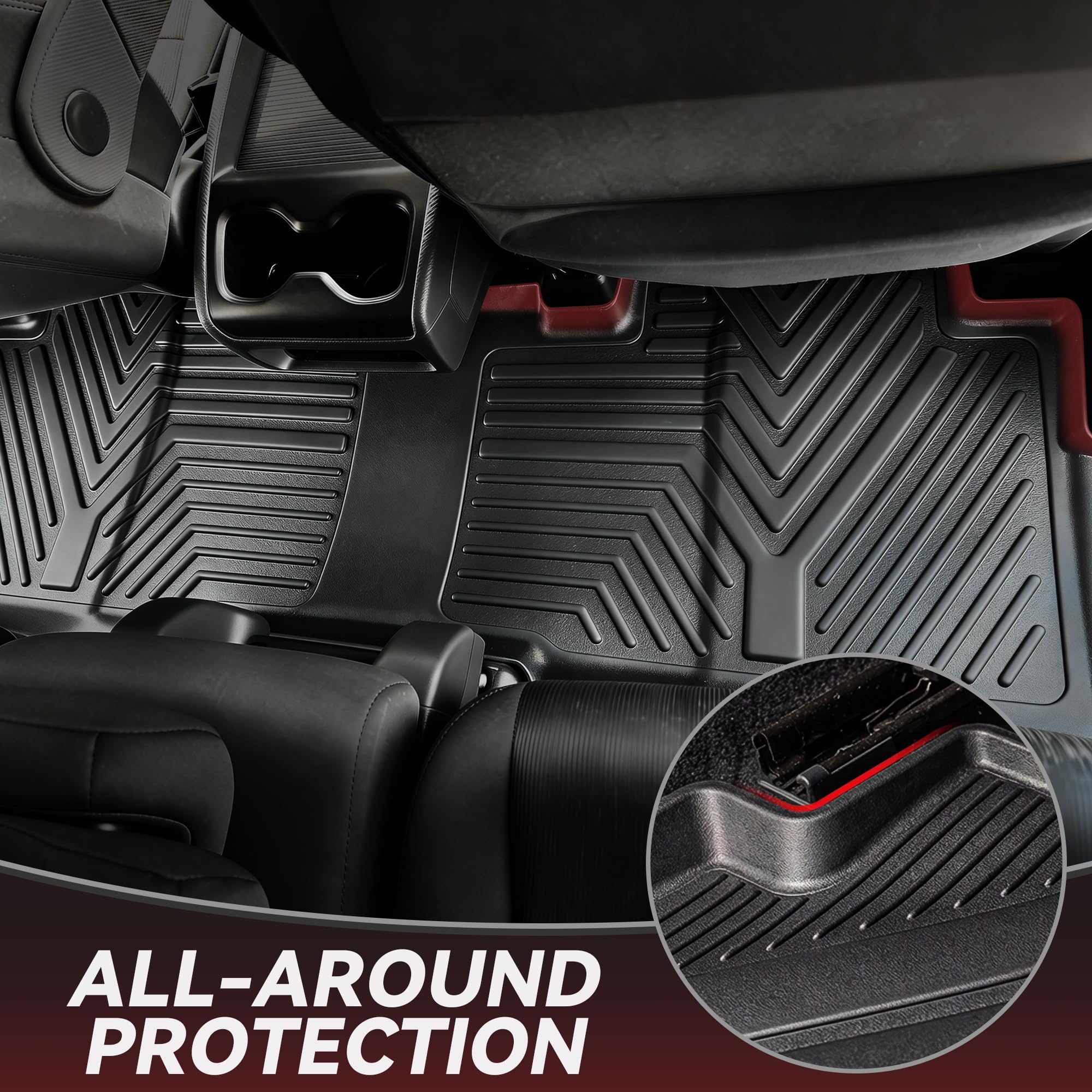 YITAMOTOR non-slip mats stay in place in wet conditions