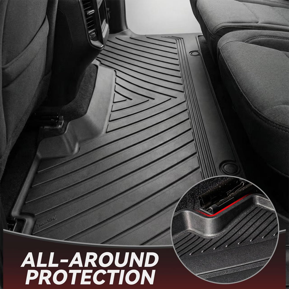 YITAMOTOR RAM 1500 textured-surface mats resist wear and simplify drying after use.