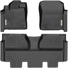 YITAMOTOR Gen2 floor mats for Toyota Tundra CrewMax front protect against mud and spills