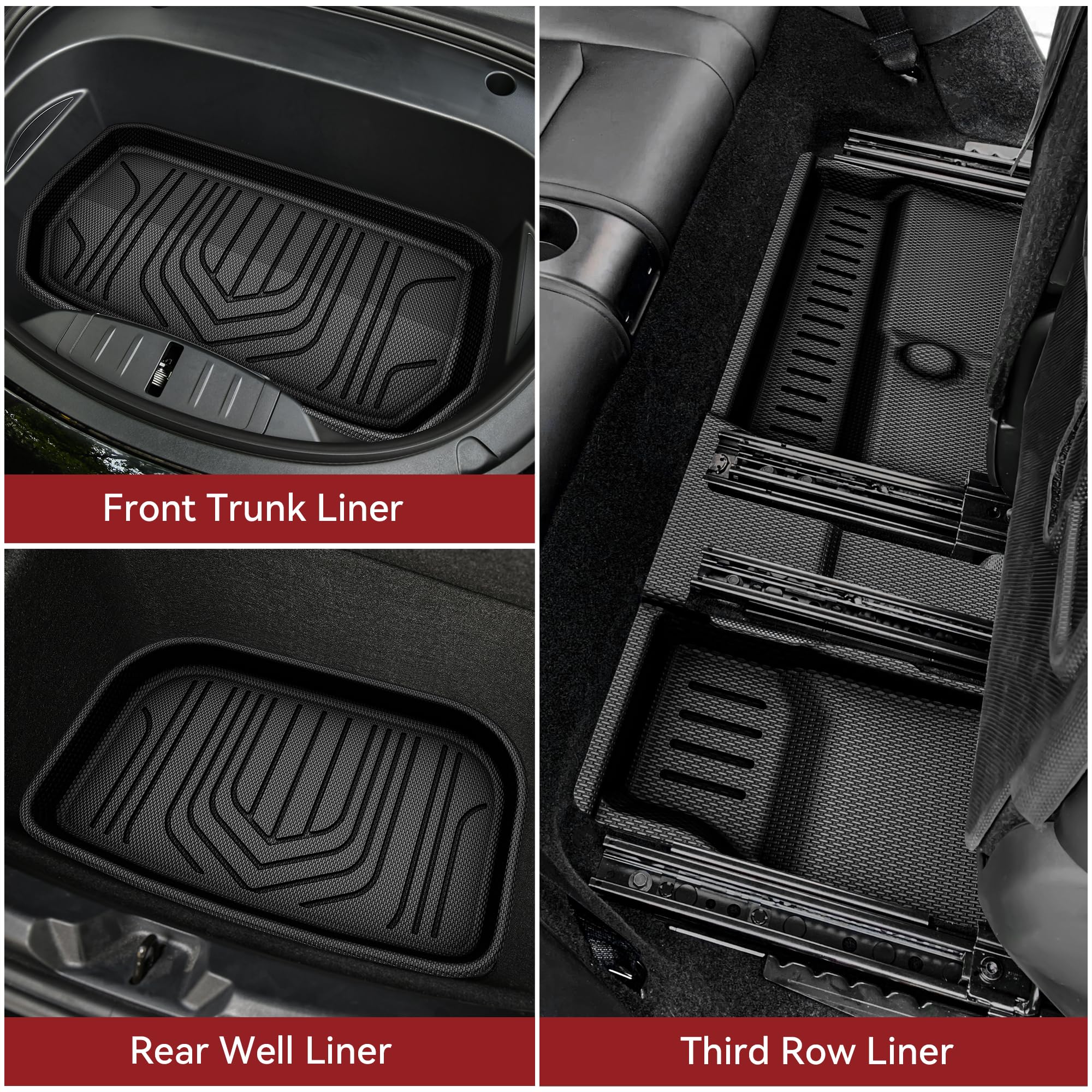 YITAMOTOR passenger-side mat close-up emphasizes triple-layer durability.