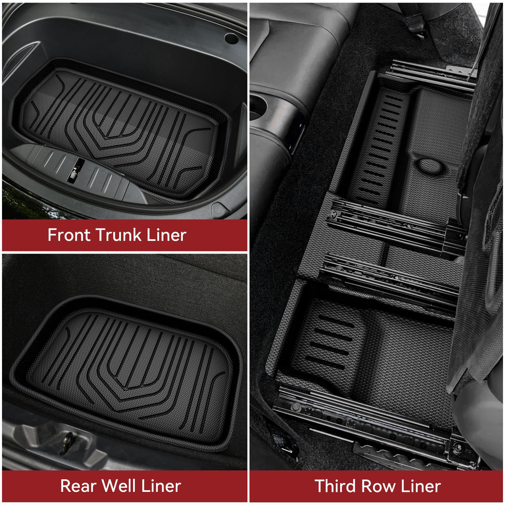 YITAMOTOR passenger-side mat close-up emphasizes triple-layer durability.