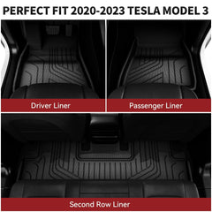 YITAMOTOR front trunk liner protects cargo area from spills in Model 3.