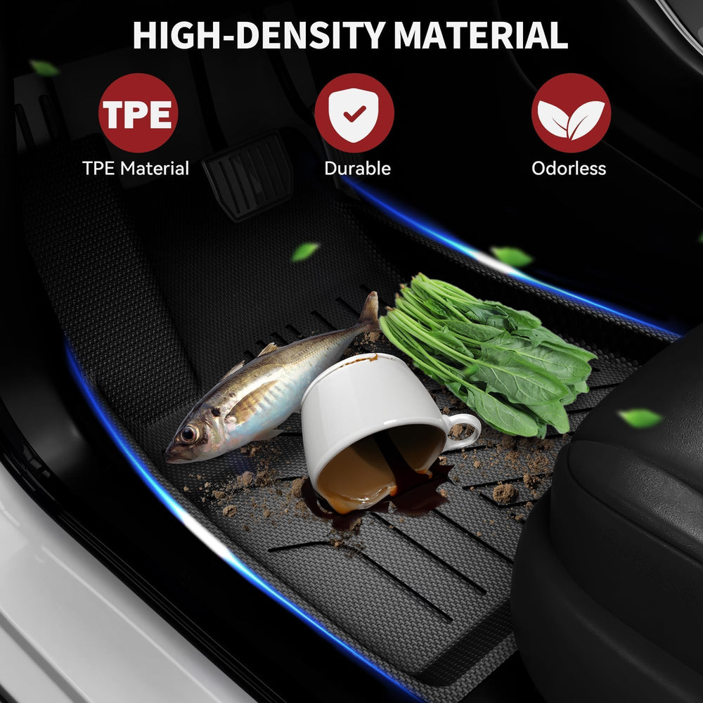 YITAMOTOR rear trunk well liner keeps valuables organized in Model 3.