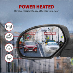 YITAMOTOR LED arrow signal towing mirror improves side signaling.