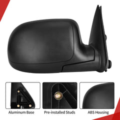 YITAMOTOR towing mirror power heated reduces ice and fog buildup.