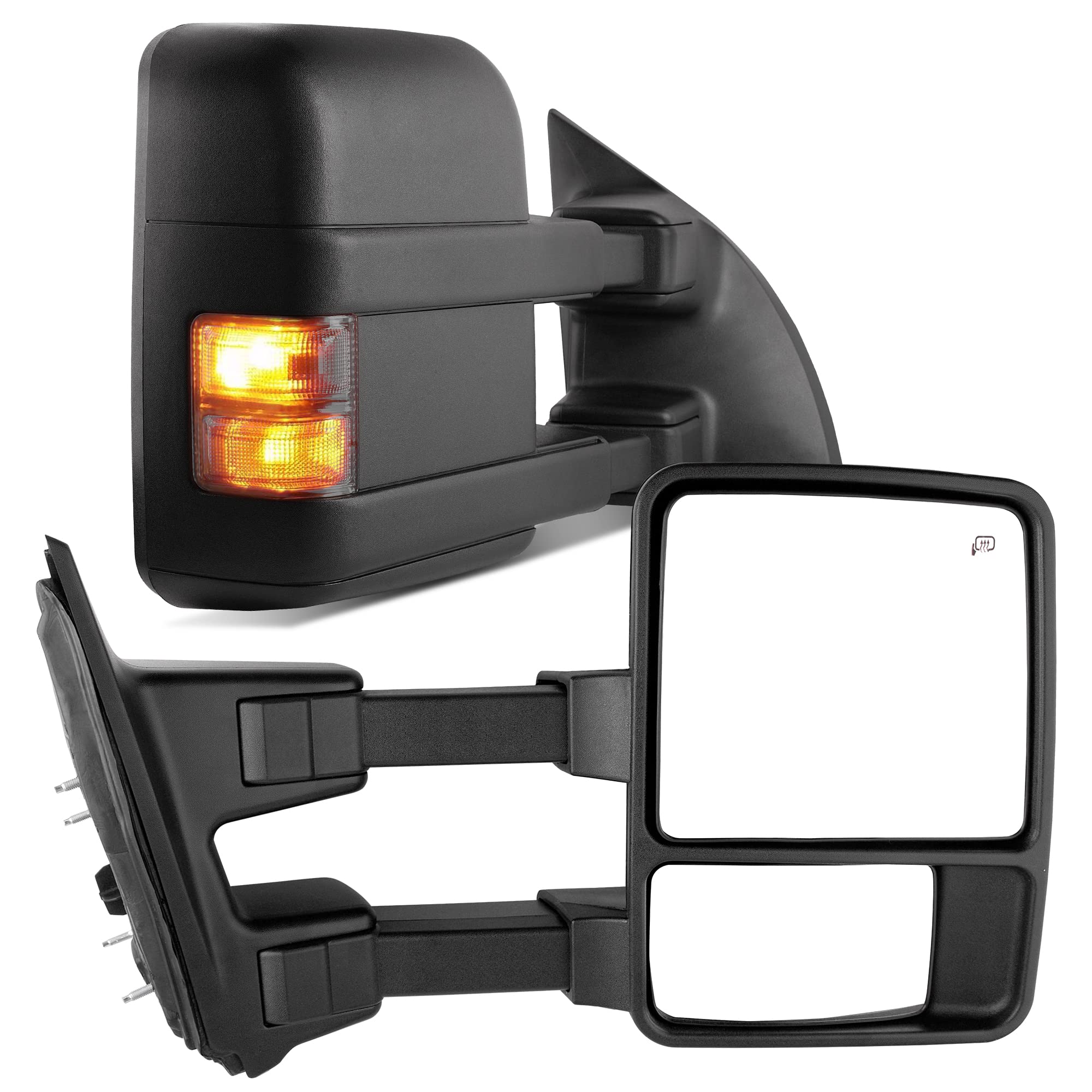 YITAMOTOR extendable towing mirrors offering broader rear visibility for safe lane changes