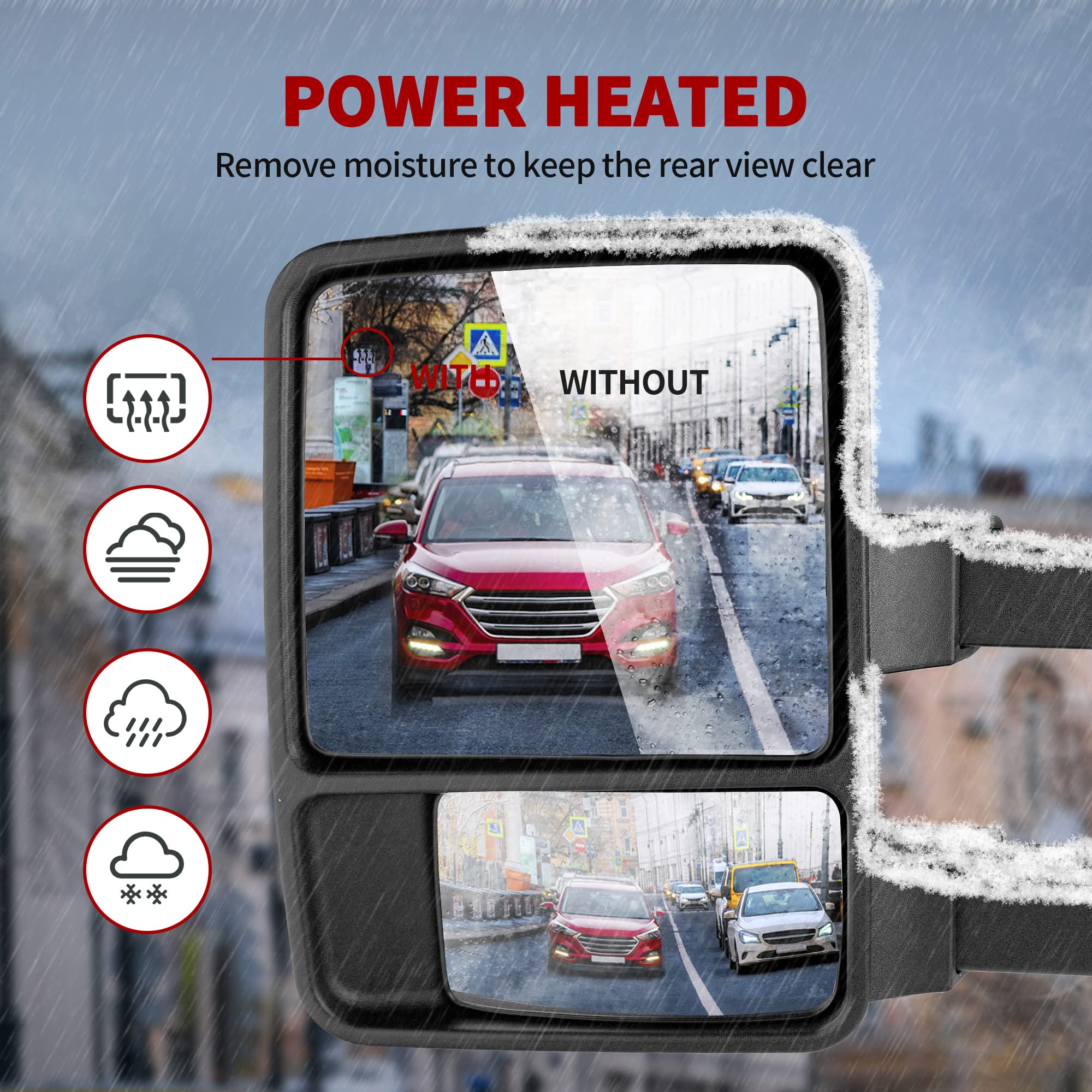 YITAMOTOR mirrors with turn signals improve signaling to surrounding drivers