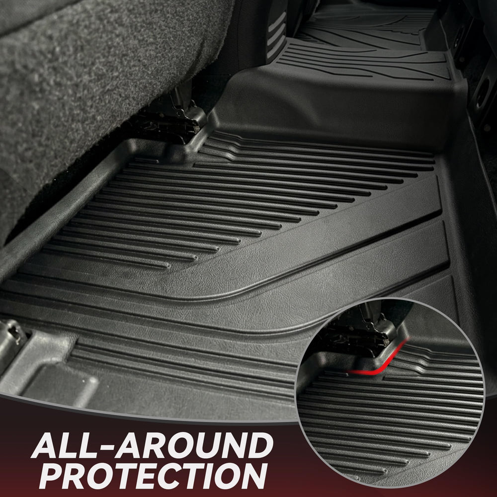 YITAMOTOR Tacoma floor mat raised edges seal in liquids and dirt