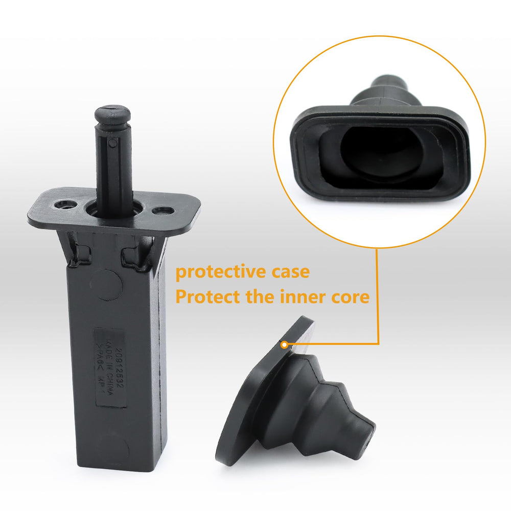 YITHSWAY fuel door spring fixture demonstrates easy front-to-back install steps and secure fit.