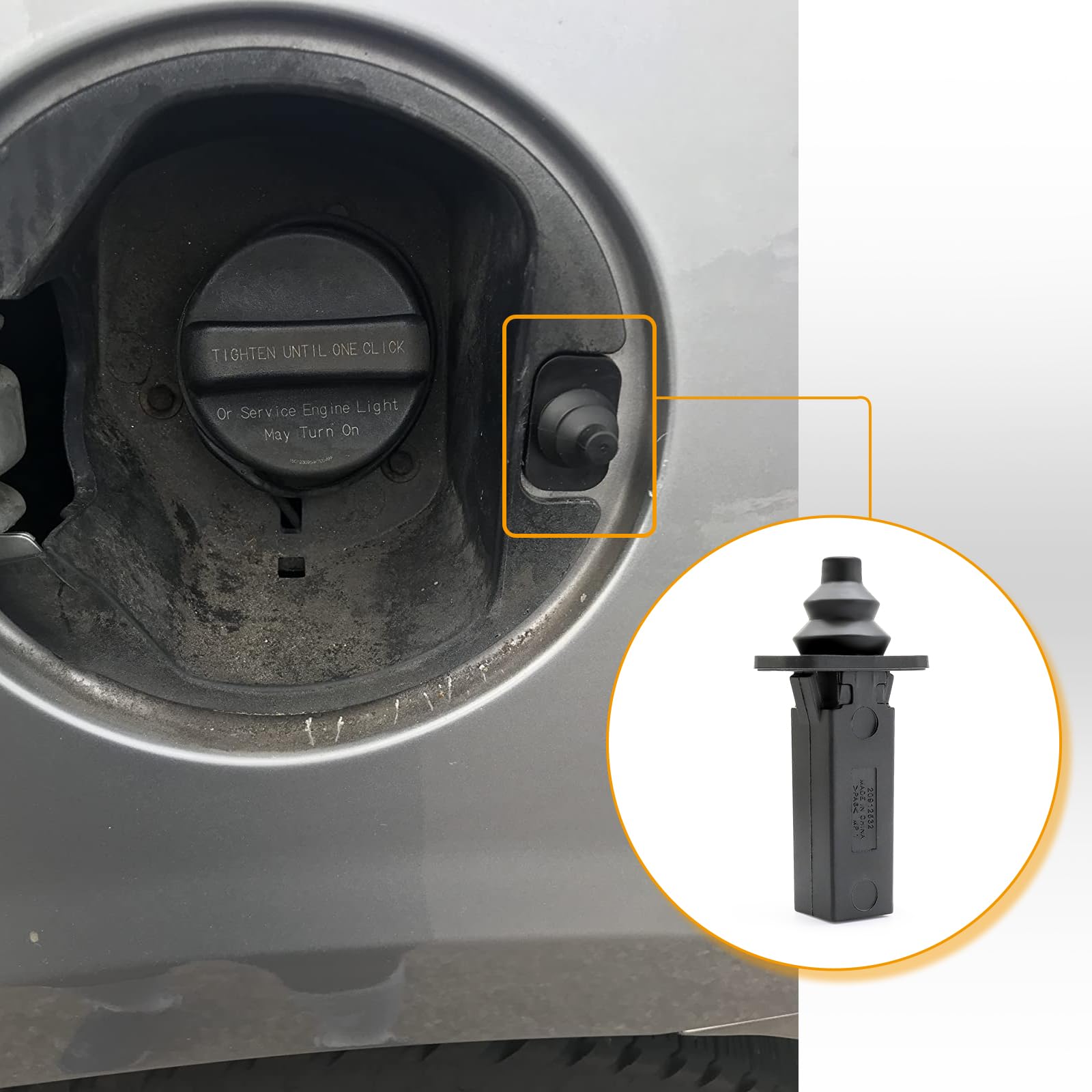 YITHSWAY fuel door spring with rotary-adjust mechanism improves pre-pressure control.