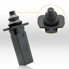 YITHSWAY fuel door spring close-up highlights robust rubber and reinforced ABS for temperature resistance.