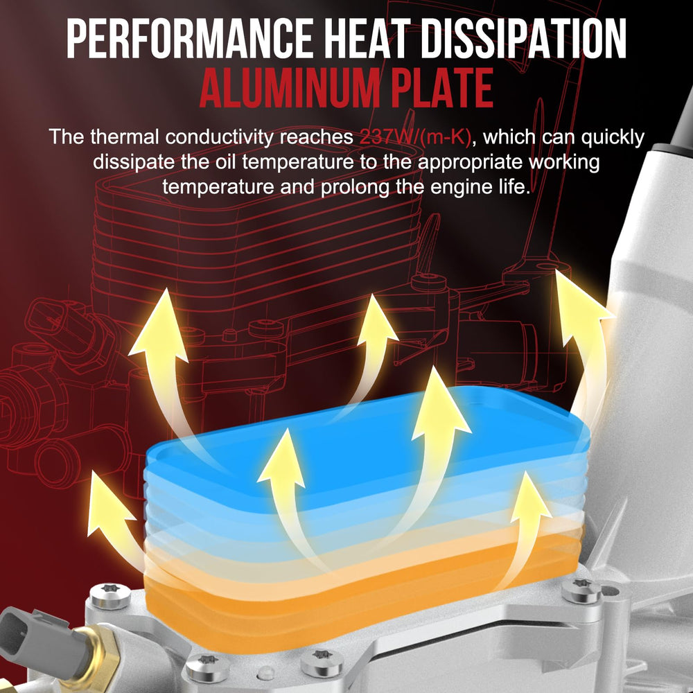 YITHSWAY oil filter included for replacement