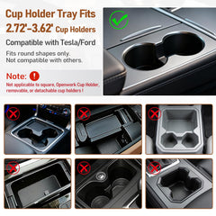 YITIAOYU expandable base fits 2.72–3.62-inch cup holders.