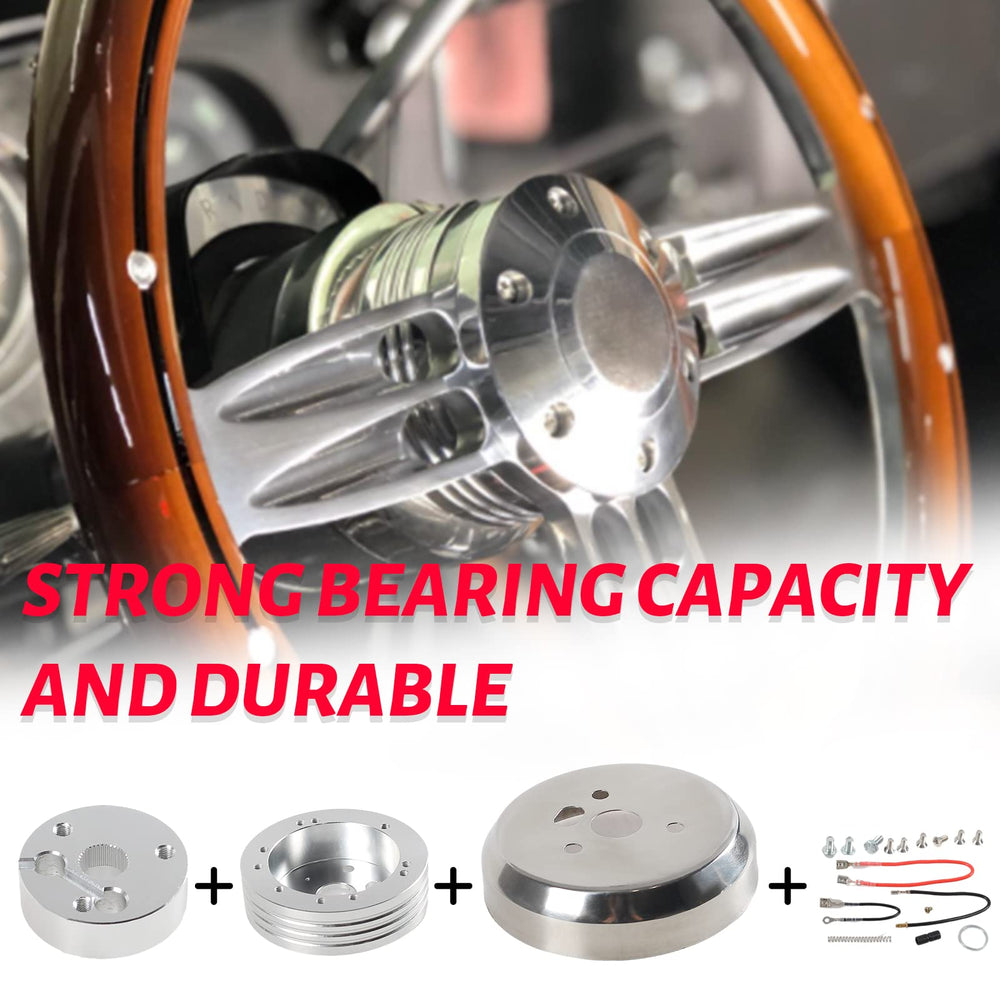 YIUIY hub adapter compatibility range supports 5 and 6 hole wheels