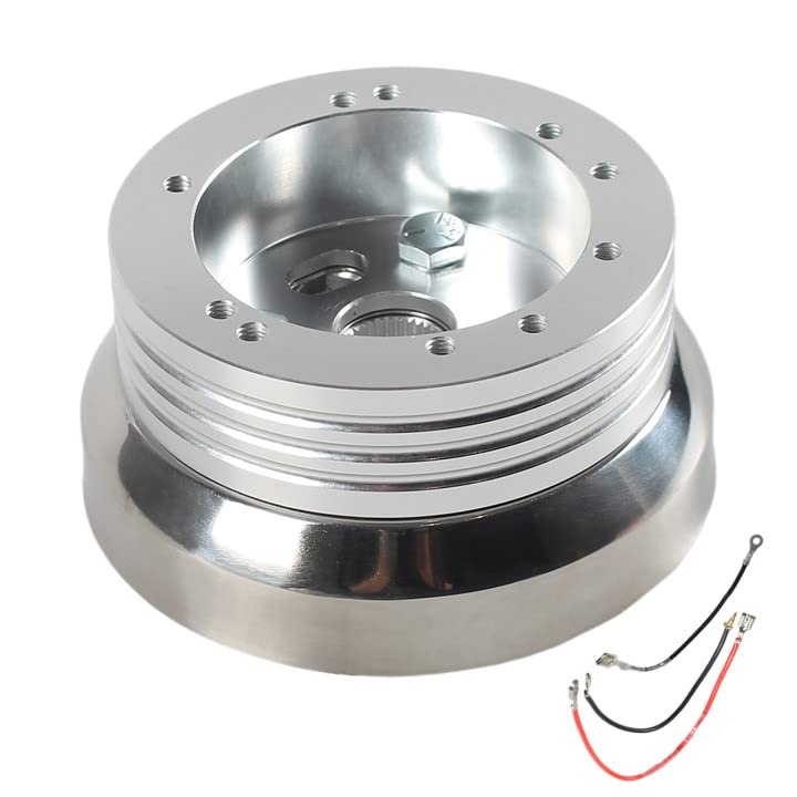 YIUIY 5 and 6 hole hub adapter front view showing quick bolt-on wheel compatibility