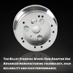 YIUIY hub adapter side view demonstrates secure mounting capability