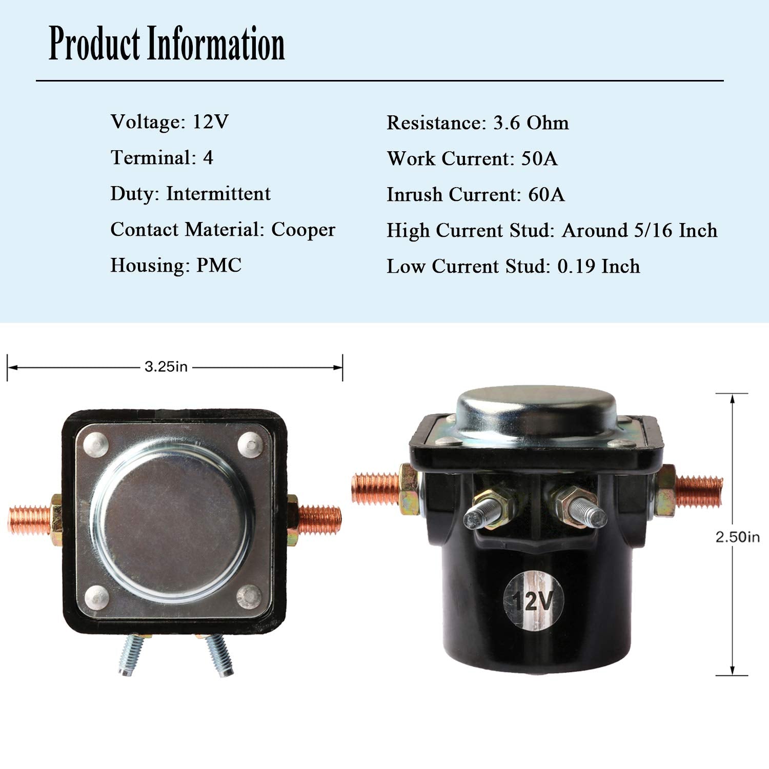 The YIXIN solenoid side view reveals accessible terminals for quick wiring.