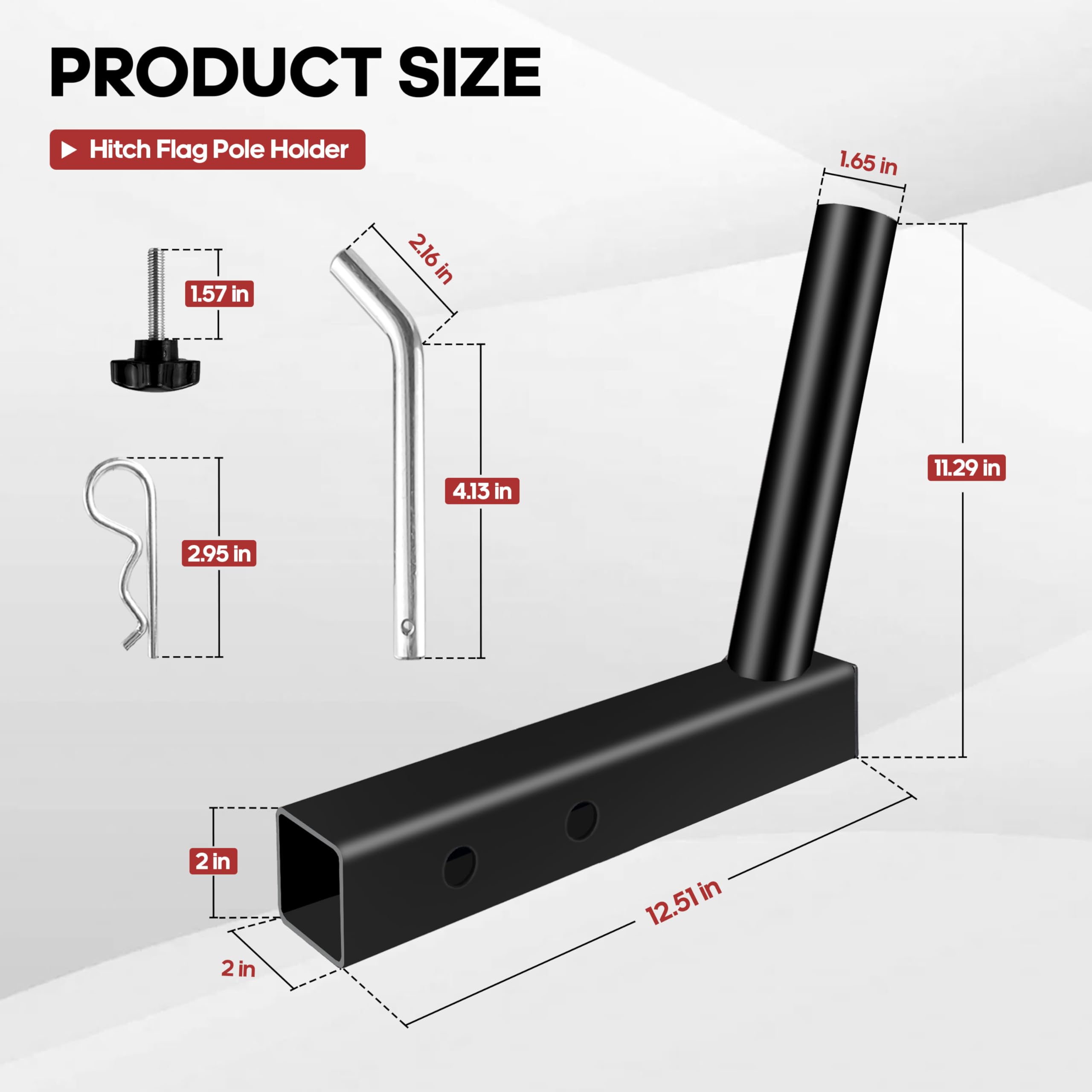 YIYITOOLS wing screws create a tight, secure fit.