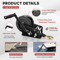 YIYITOOLS dual-direction ratchet enables smooth loading in both directions.