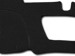Yiz dash cover made from breathable material preserving cabin acoustics.