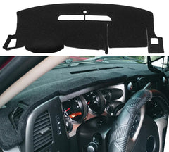 YIZ dash cover installed on Chevy Silverado 2007 2013 protects dash from sun