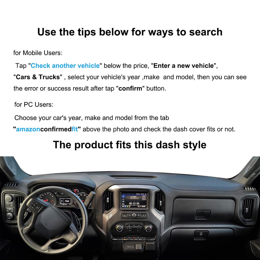 Yiz dash cover with defrost vent cutouts and accessible airflow.