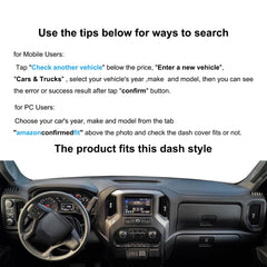 Yiz dash cover with defrost vent cutouts and accessible airflow.
