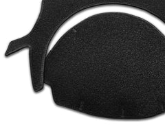 Yiz dash cover mounted with Velcro for secure, simple installation