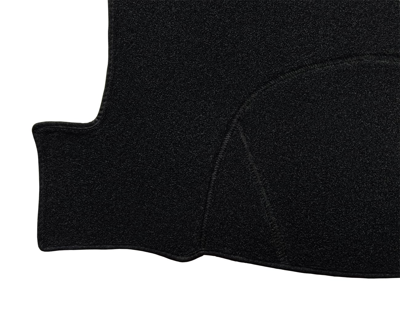 Sticky Velcro fasteners on Yiz dash cover for secure installation