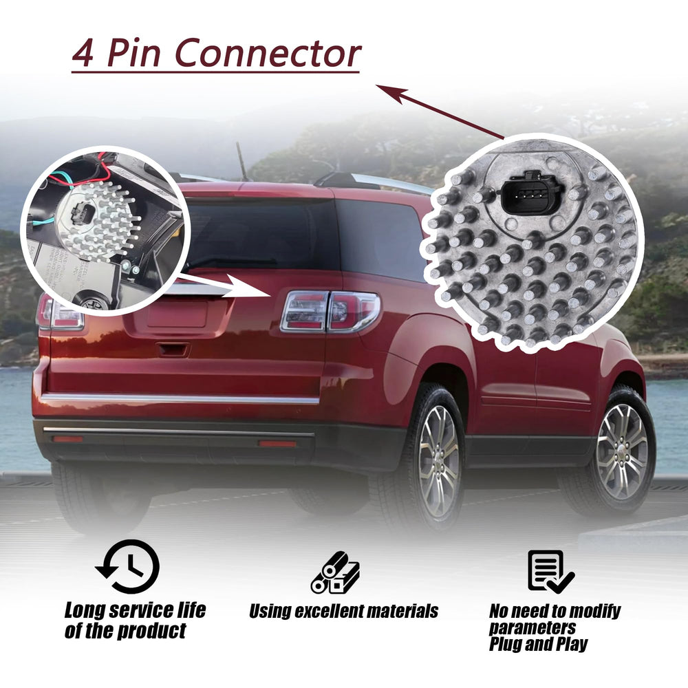 GMC Acadia 2013-2016 fitment illustration shows seamless compatibility.