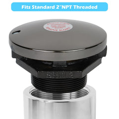 JYINCPED diesel tank cap with locking feature deters tampering and theft.
