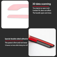 Side view of matte pink sill wrap with seamless adhesion.