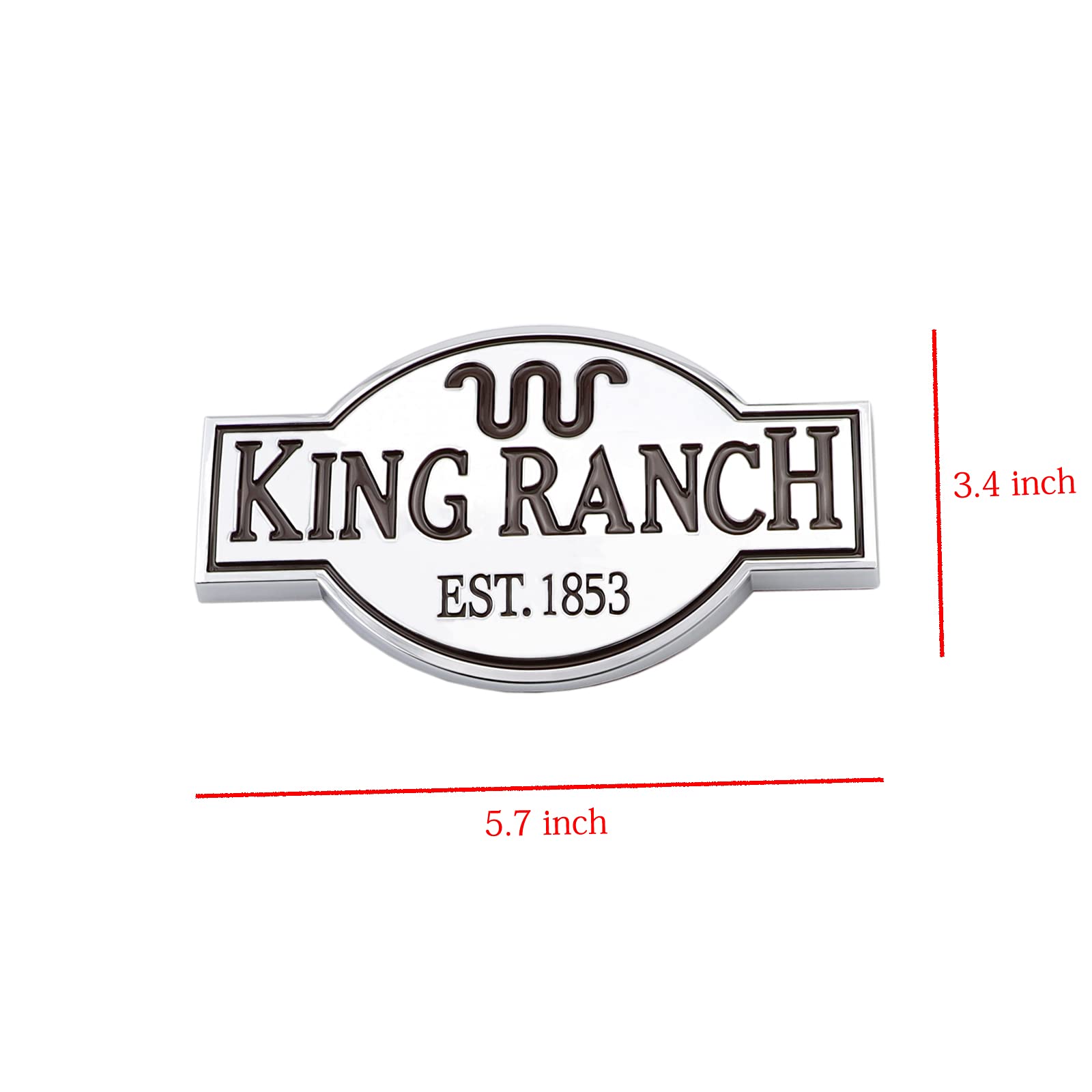 YKKCOOEWQ King Ranch Emblem side detail for rugged truck look