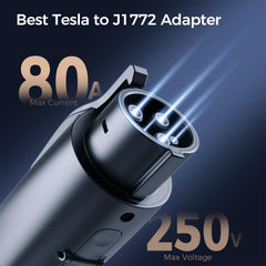 YLITES Tesla to J1772 adapter secure connection for reliable charging