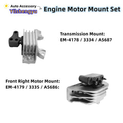 Yllshengyu 3-piece mount kit assembly designed for 2011-2020 Journey 2.4L.