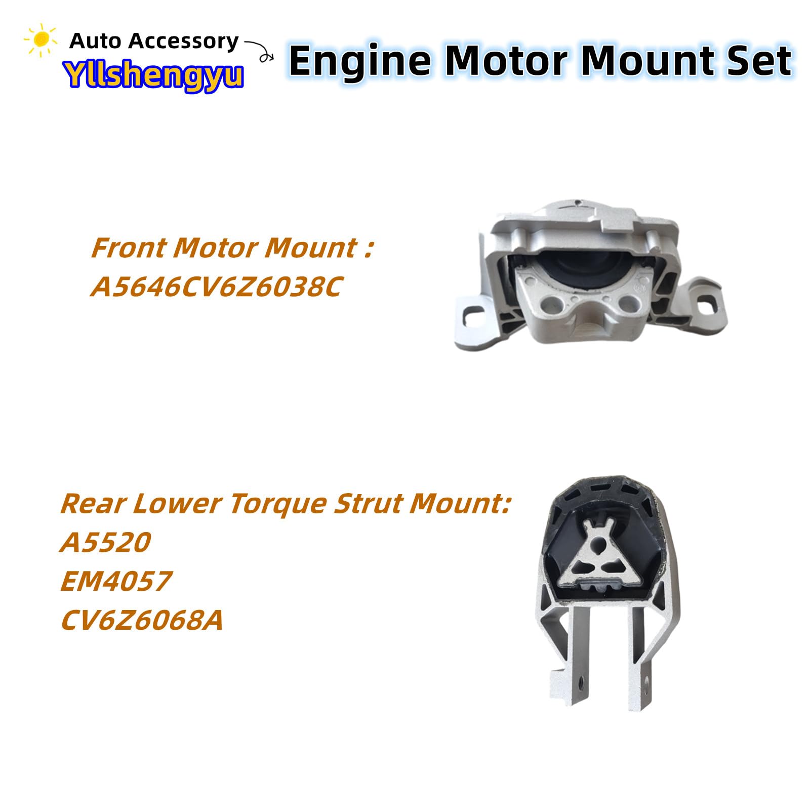 Yllshengyu 3-piece mount kit in box for Focus compatibility