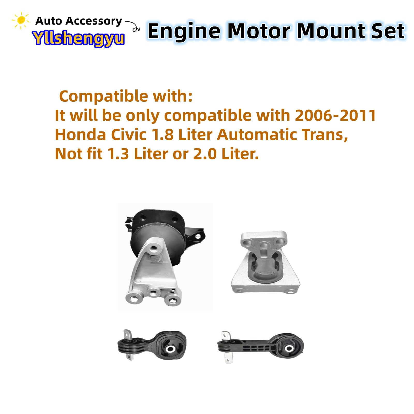 Yllshengyu Civic transmission mount supports smoother shifts and reduced drivetrain movement
