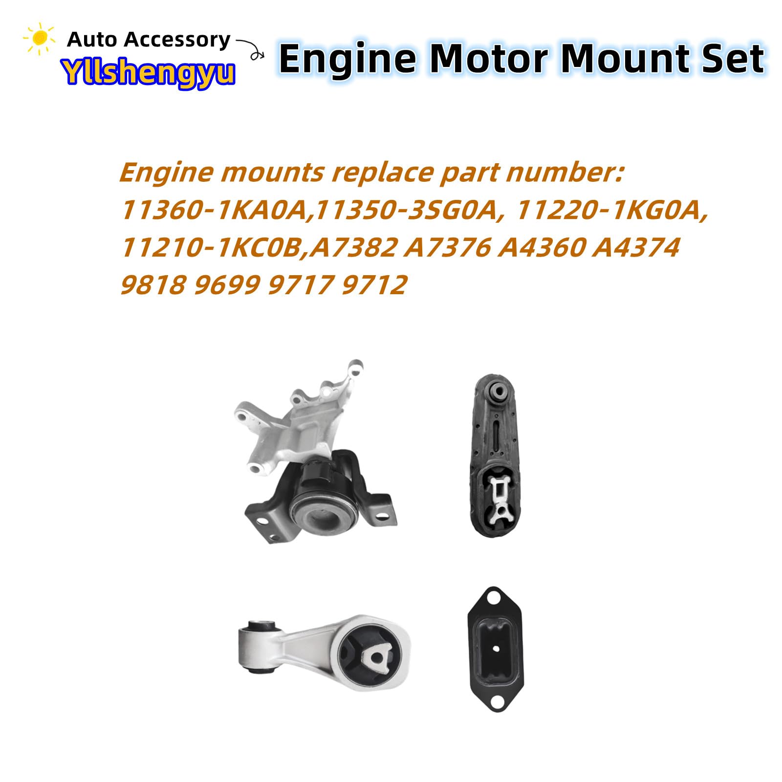 Yllshengyu Sentra engine mount front lower torque strut for engine stability