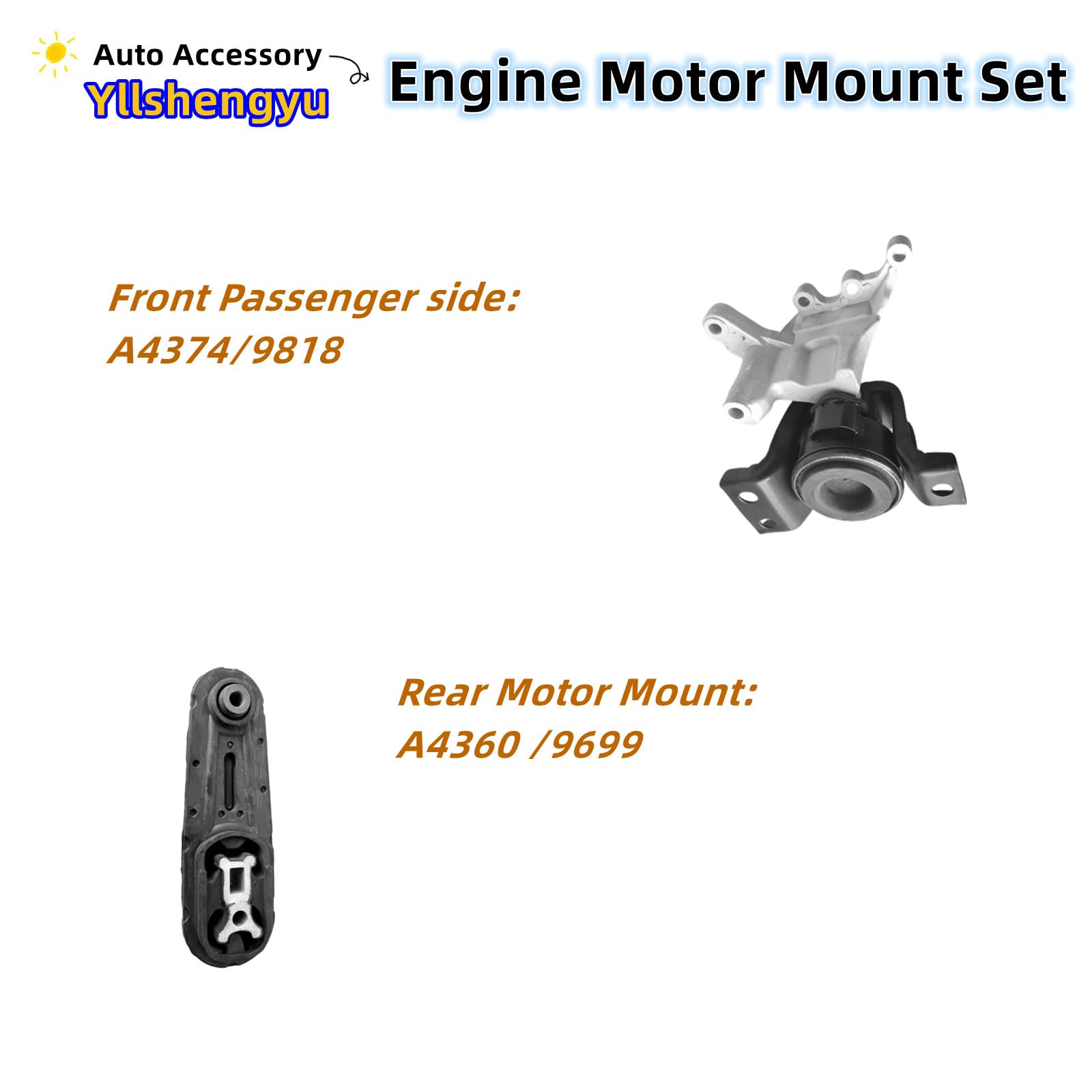 Yllshengyu Sentra engine mount front-right engine mount for reduced movement