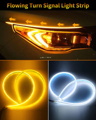 YM E-Bright DRL strip amber sequential 60cm for clear turn signaling.