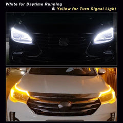 YM E-Bright DRL strip flexible bendable 60cm fits curved headlights.