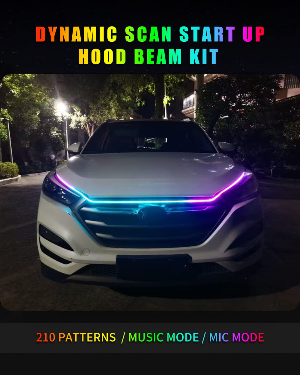 YM E-Bright hood light with turn signal indicator function