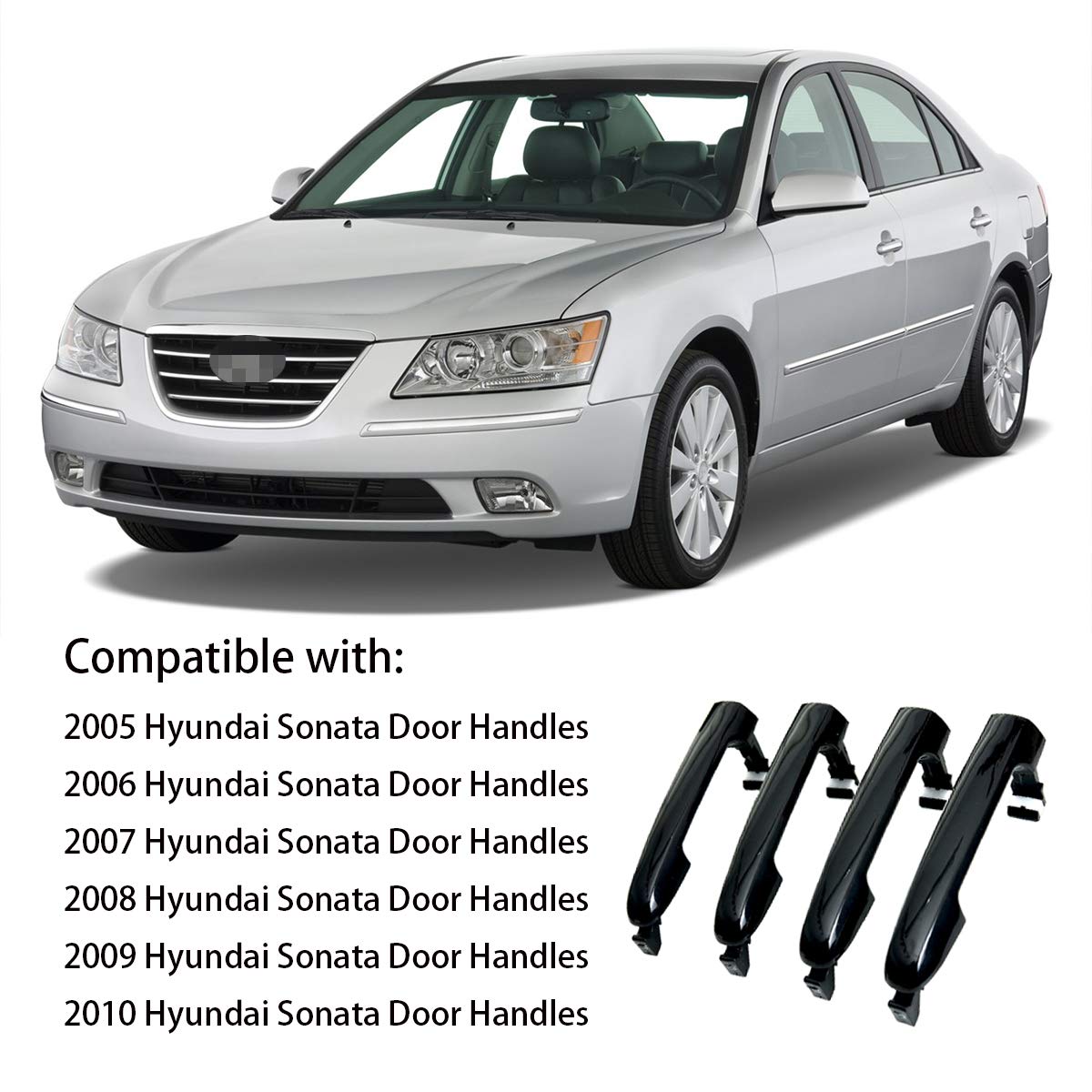 YMHHefy four-piece door handle pack, ready for replacement