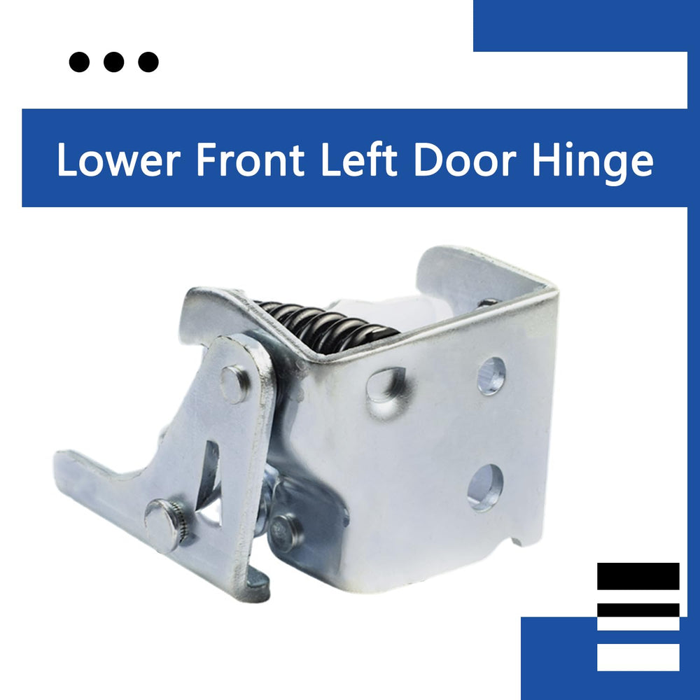 YMHHefy package includes the front driver side lower hinge for complete replacement.