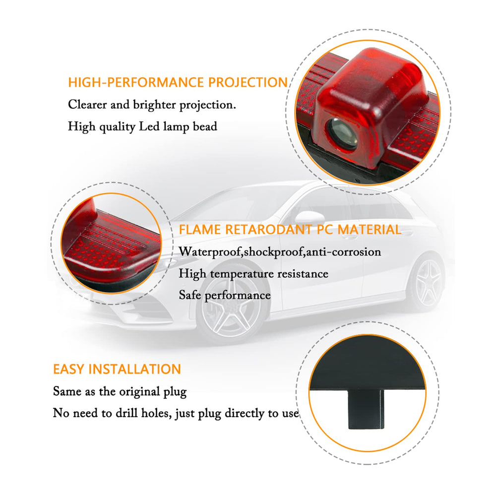 YMHHefy 2008-2013 C200 sedan door light projector for safer entry