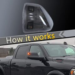 YMHHefy Dodge Ram mirror signal lamp for 2010–2018 right side.