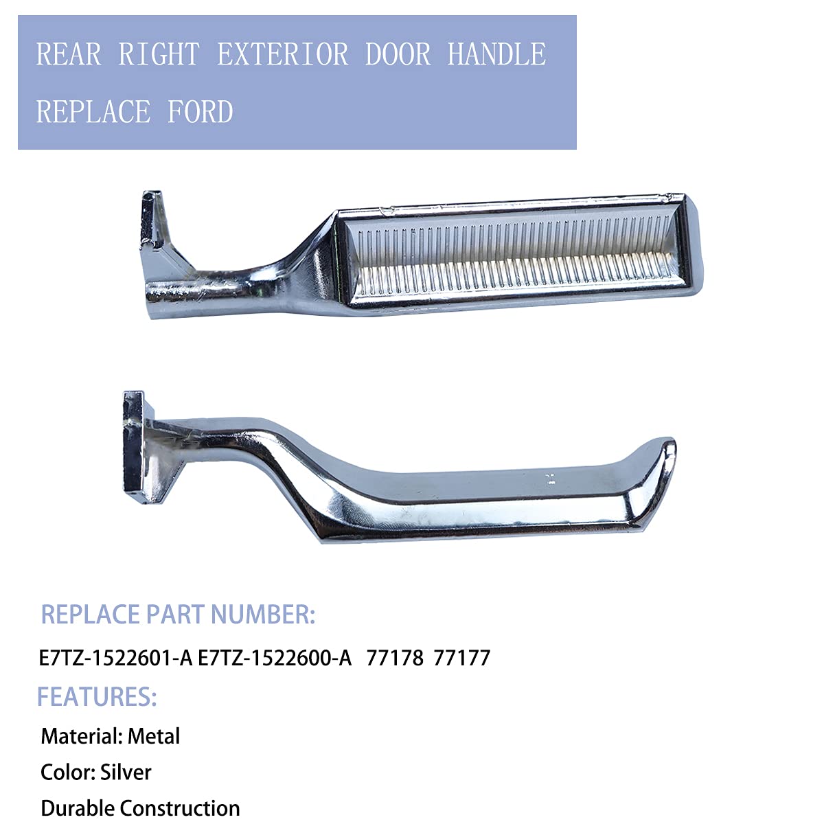 YMHHefy interior door handle with anti-corrosion finish for lasting performance.